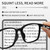 NOVIVON Active‑Fit +1.5 Reading Glasses for Men - Blue Light & UV Protective Readers with Bonus Case & Cloth