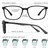 NOVIVON Active‑Fit +1.5 Reading Glasses for Men - Blue Light & UV Protective Readers with Bonus Case & Cloth