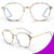 VISOONE Lightweight TR90 Blue Light Blocking Glasses Frame with Anti Computer Glare for Women and Men RANE