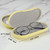 MoKo Double Eyeglass Case,Glasses and contact case 2 in 1 with Mirror