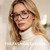 XVXV Square Reading Glasses for Women - Blue Light Blocking Readers Anti Glare Eyeglasses with Spring Hinge - Pink Floral, 0.75X