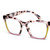 Peepers Blue Light Reading Glasses for Women +2.75, Pink Chai, Birdie