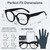 Eyekepper Reading Glasses 4.0, Readers for Women, 5 Pack Square