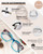 MARE AZZURO Oversized Reading Glasses 5.0+ Women Retro Square Readers 1.00 1.25 1.50 1.75 2.00 2.25 2.50 2.75 3.00 3.50 4.00 5.00 6.00 (Blue+black, 5.0)
