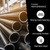 Stainless Steel Non-Powered Replacement Conveyor Belt Roller, Length 84cm/33in Roller, Diameter 25mm/1in, 5 Pack Conveyor Roller for Woodworking, Cat/Dog Enclosures(Total Length 340mm/13.3in)