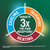 Biofreeze Triple Target Pain Relief Roll On, NSAID-Free, 2.5 FL OZ (3 Pack)