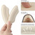 Heel Grips Liner Cushions Inserts for Loose Shoes, Heel Pads Snugs for Shoe Too Big Men Women, Filler Improved Shoe Fit and Comfort, Prevent Heel Slip and Blister (Pale Apricot+Black(6 Pairs))