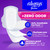 Always Radiant Feminine Pads for Women, Flexfoam Pads with Wings, Size 4, Overnight Absorbency, Lightly Scented, 60 Count (3 Packs of 20)