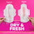 Always Radiant Feminine Pads for Women, Flexfoam Pads with Wings, Size 3, Extra Heavy Absorbency, Lightly Scented, 30 Count