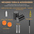 PTH50 Pallet Jack Front Load Wheel Replacement Kit Set Complete Fit for Crown PTH50 Pallet Jacks and Most Standard Pallet Jacks
