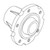AT11920 6 Bolt Hub Fits John Deere 2755 Replaces OEM Part Number T25809