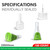 Universal Fit Pen Tip 32G x 4mm(5/32") with a Wide Compatibility Thin-Wall Comfortable Design 100 PCS Pen Tips