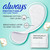 Always Panty Liners for Women Premium Cotton Liners 200 Count
