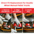 Tandem Pallet Truck Load Wheels Replacement Kit 3.25x2.75in(80mm*70mm)