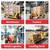 Tandem Pallet Truck Load Wheels Replacement Kit 3.25x2.75in(80mm*70mm)