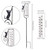 Venniy Rain Gauge, Cat Rain Gauge Outdoor,Rain Measure Gauge with Metal Stake for Garden Patio Lawn Decor, Large Number Easy to Read