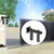 GLIMOVA 6" Slide Gate Guide Roller | Range 5.5in | Adjustable UHMW Hard Nylon Guider | Black 1.0