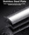 10 Pack Conveyor Rollers 1" Diameter 11.8" Length, Stainless Steel Gravity Transmission Replacement Part for Woodworking/Boat Trailers/Industrial, Smooth and Quiet Operation