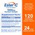 Ester-C Vitamin C 1000 mg Coated Tablets, 120 Count