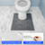 30 Pack Disposable Toilet Mats U-Shape Floor Protector from Urine Non-Slip