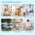 30 Pack Disposable Toilet Mats U-Shape Floor Protector from Urine Non-Slip