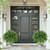 Dkaltm 49" Artificial Boston Fern, Outdoor Faux Plant