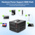 5000W Voltage Transformer Step Up/Down, 110V/220V Voltage Converter, Manual Rewiring Switch, Dual LCD Display, 6 Outlets, Resettable Circuit Breaker Protection for Home Industrial Overseas Use