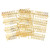 Veskaoty 3/4 Inch Letters for Felt Letter Board, 294 Pcs Refill Kit, Gold