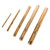 Brass Punch Set,5 Piece Brass Drift Pin Punch Set, 67003 Brass Drift Punch.