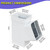 Rsoise Downspout Gutter Y Connector 3X4 Rain Gutter Downspout 1Pcs White