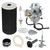 Carburetor Carb and Fuel Valve Petcock + Lever + Air Filter Foam + Intake Manifold For YAMAHA Grizzly 660 YFM660 2002-2008