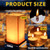 20Pack Wooden Floating Paper Lanterns with Candle Lights,DIY Letters Tangled Lanterns Decorative Outdoor Candle Lantern for Wedding,Pool,Birthday Party,Whishing (20 Lanterns with Candles)