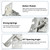1 Pair Tip Out Tray Hinges, Sink Hinges for Kitchen Sink Front Drawer