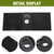 DUZFOREI Gear Shift Strip Dust Cover, Replacement for LHD Bentley Continental GT GTC Flying Spur 2004 2005 2006 2007 2008 2009 2010 2011 2012 2013 2014 2015 2016 2017 2018 2019, Replace 3W1713111J