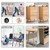 Heavy Duty Leveling Feet 4 Pack-1320 lbs Capacity, 3/8"-16 Thread Adjustable Furniture Levelers with 1" Height Adjustment, Furniture Feet for Table, Cabinet, Workbench, Appliance Stabilization