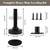 Heavy Duty Leveling Feet 4 Pack-1320 lbs Capacity, 3/8"-16 Thread Adjustable Furniture Levelers with 1" Height Adjustment, Furniture Feet for Table, Cabinet, Workbench, Appliance Stabilization
