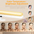 Benreom Rechargeable Vanity Lights for Mirror, Wireless LED Stick On Light
