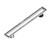 Neodrain 32-Inch Offset Linear Shower Drain with Tile Insert Grate Cover, Brushed 304 Stainless Steel Rectangle Side Outlet Shower Floor Drain, Adjustable Leveling Foot, Hair Strainer/Catcher