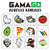 GAMAGO Ninja Adhesive Bandages, 18-Count – Latex-Free Sterile Gift