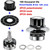 Taiss 2pcs RV24YN20S 10K Potentiometer Single Turn Carbon Film Rotary Taper Potentiometer Used for Inverter speed regulation Motor speed control + 2pcs A03 knob + 2pcs dials (B103 10K ohm)