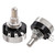 Taiss 2pcs RV24YN20S 10K Potentiometer Single Turn Carbon Film Rotary Taper Potentiometer Used for Inverter speed regulation Motor speed control + 2pcs A03 knob + 2pcs dials (B103 10K ohm)