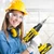 Gisafai 7 Pcs Square Hole Drill Bit with Adapter 1/4, 5/16, 3/8, 1/2, 9/16, 5/8, 3/4 Inch Power Tool Accessory for Drill Press Mortise Machine
