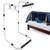 Blanket Lifters for Foot of Bed, Adjustable 20.1–29.5 Inch Bed Blanket Support, Keeps Sheets Off Feet, Carbon Steel Frame, Fits Twin, Full, Queen and King Beds, 4 Clips Included