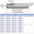 Light-Duty Gravity Conveyor 7Pcs PVC Conveyor Belt Rollers, Heavy Duty Unpowered Conveyor Gravity Roller for DIY Projects Factories Fence, Rolls Smooth(Dia 38MM(1.5''),L 200MM(7.8in))