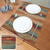 Placemats Set of 6, Southwest Arizona Travertine Sandstone Non Slip Heat Resistant Linen Cloth Place Mats, Turquoise Stripes Washable Holiday Party Dining Table Mat for Farmhouse Home Kitchen Decor
