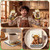 10PCS Highland Cow Kitchen Decor Set, Sunflower Towels Pot Holders Oven Mitts Mats for Home Baking Gifts