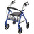 Drive Medical Rollator Walker with Seat, 7.5 Inch Wheels, Blue