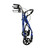 Drive Medical Rollator Walker with Seat, 7.5 Inch Wheels, Blue