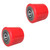 YWMJZEU 2 Pieces Roller Wheel with Bearings, PU, 80mm x 70mm, Forklift & Hand Truck Wheels