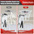 (6 Pack) TunaMax White Fire Sprinkler Head Cage Guard for Both 1/2" & 3/4"
